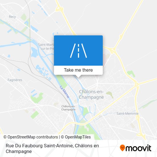 Rue Du Faubourg Saint-Antoine map
