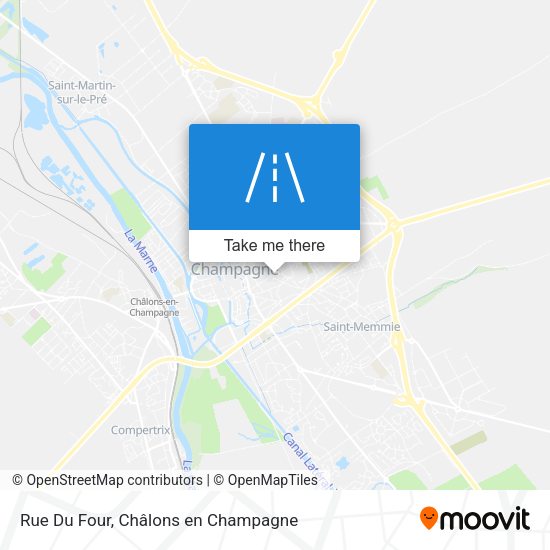 Rue Du Four map