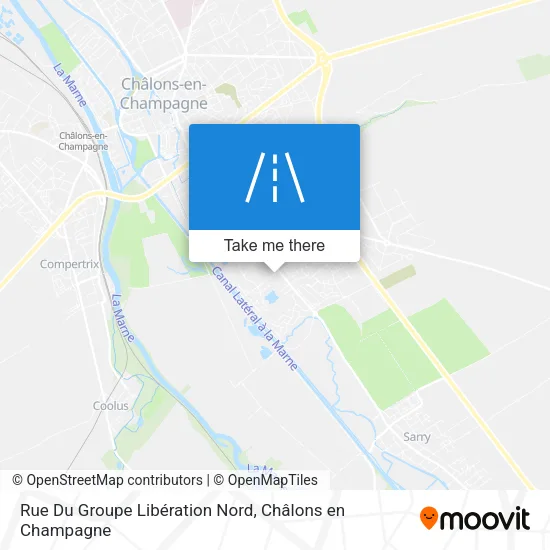 Rue Du Groupe Libération Nord map