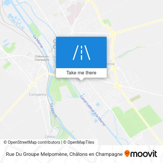 Rue Du Groupe Melpomène map