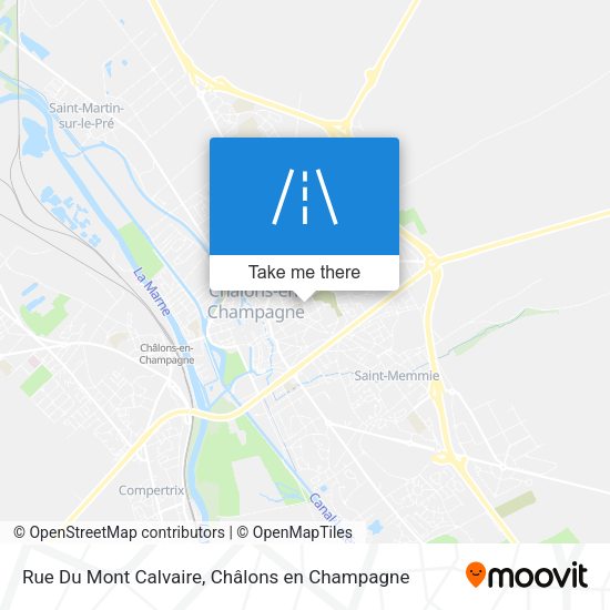 Rue Du Mont Calvaire map