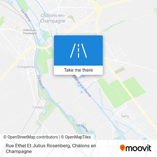 Rue Ethel Et Julius Rosenberg map