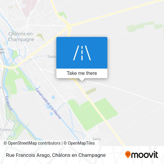 Rue Francois Arago map