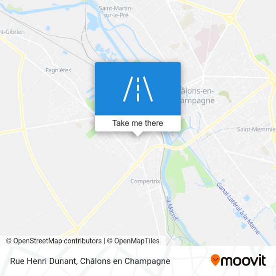 Rue Henri Dunant map