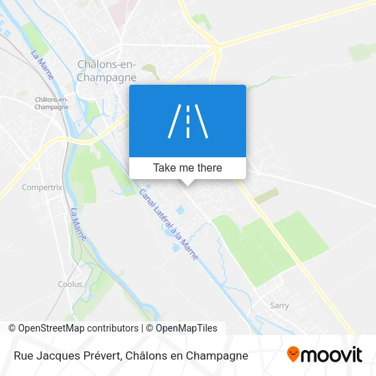 Rue Jacques Prévert map