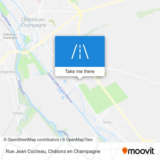 Rue Jean Cocteau map