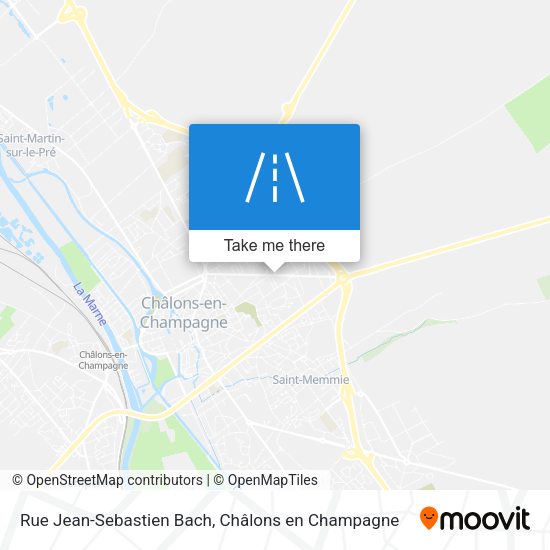 Rue Jean-Sebastien Bach map