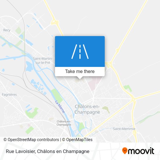 Rue Lavoisier map