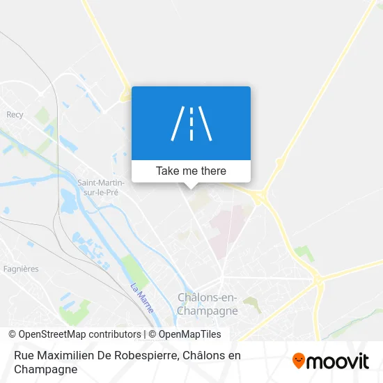 Rue Maximilien De Robespierre map