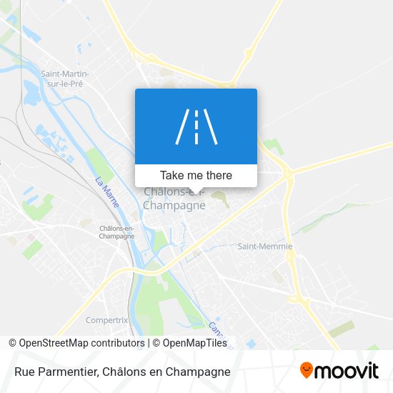 Rue Parmentier map