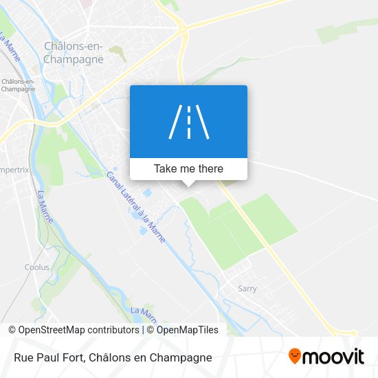 Rue Paul Fort map