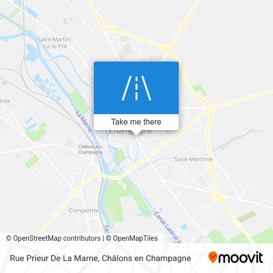 Rue Prieur De La Marne map