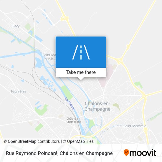 Rue Raymond Poincaré map