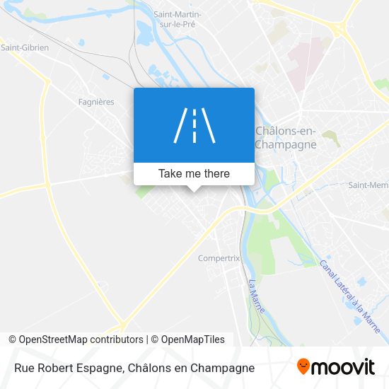 Rue Robert Espagne map