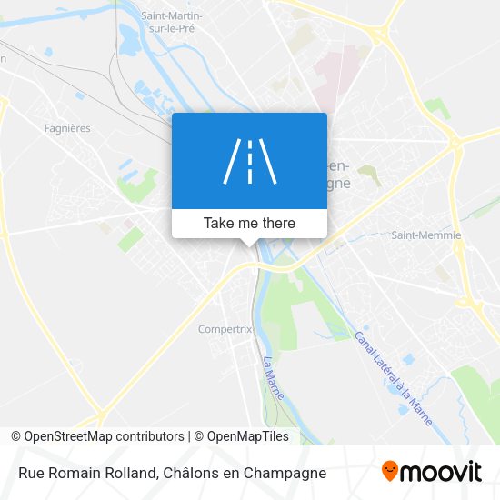 Rue Romain Rolland map