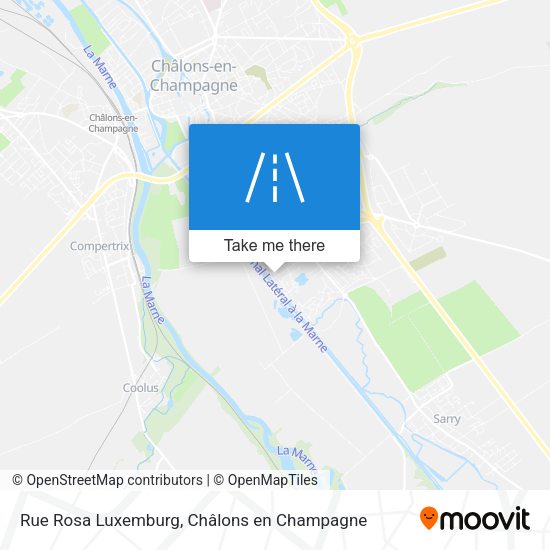 Rue Rosa Luxemburg map