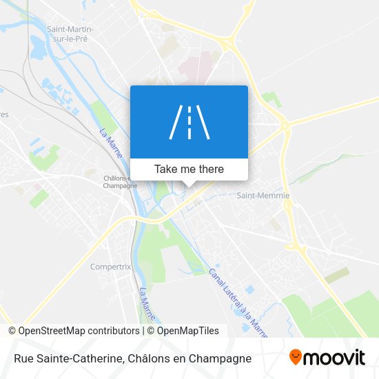 Rue Sainte-Catherine map
