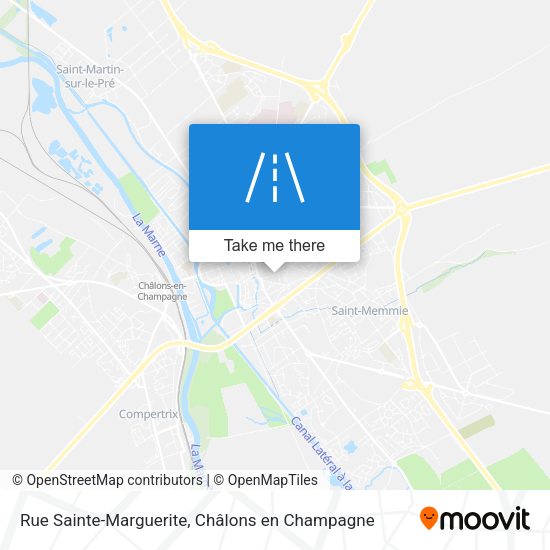 Rue Sainte-Marguerite map