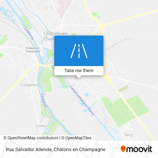 Rue Salvador Allende map
