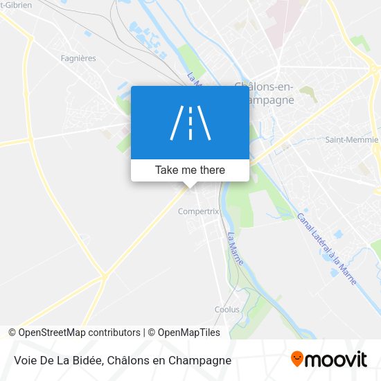 Voie De La Bidée map