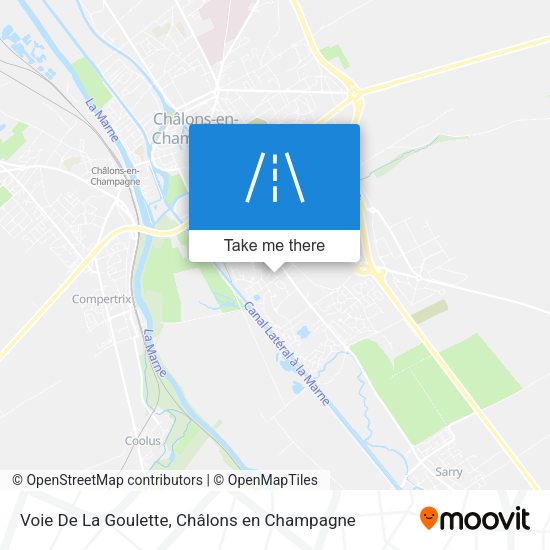 Voie De La Goulette map