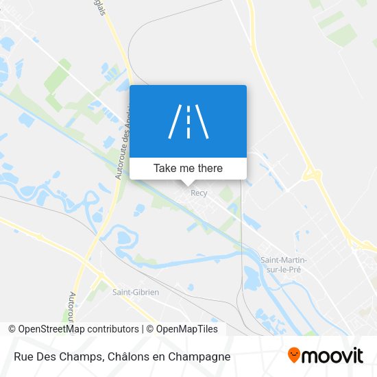 Rue Des Champs map