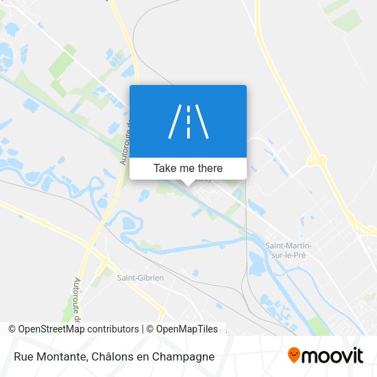 Rue Montante map
