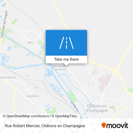 Rue Robert Mercier map