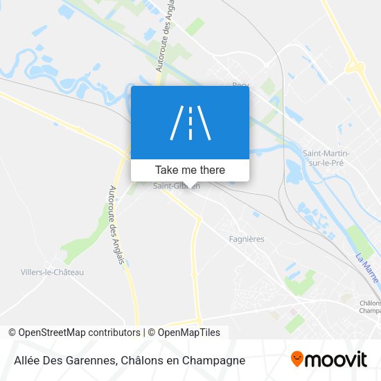 Allée Des Garennes map