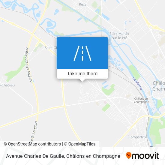 Avenue Charles De Gaulle map