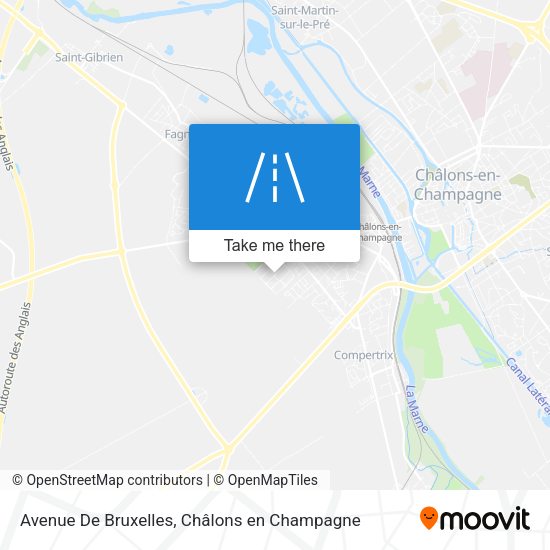 Avenue De Bruxelles map
