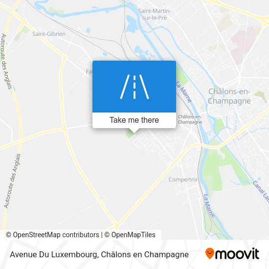 Avenue Du Luxembourg map