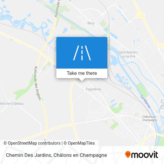 Chemin Des Jardins map