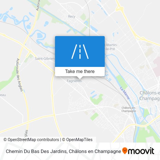 Chemin Du Bas Des Jardins map