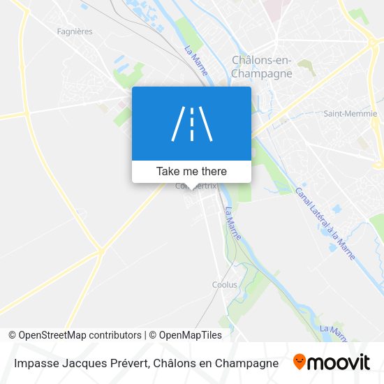 Impasse Jacques Prévert map