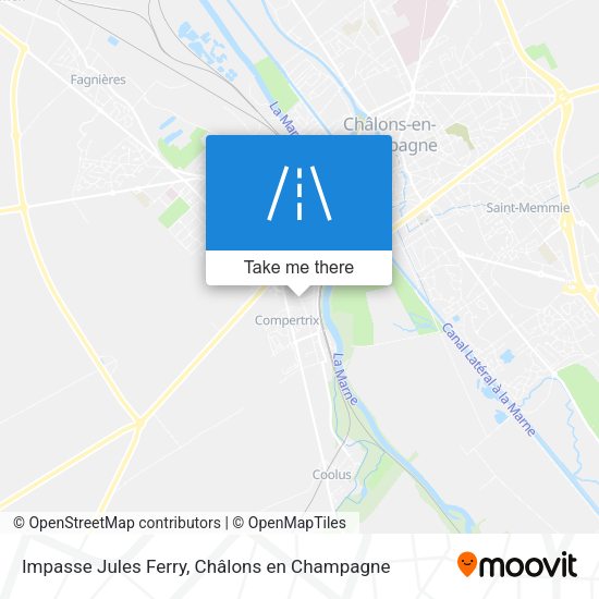 Impasse Jules Ferry map