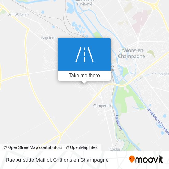 Rue Aristide Maillol map