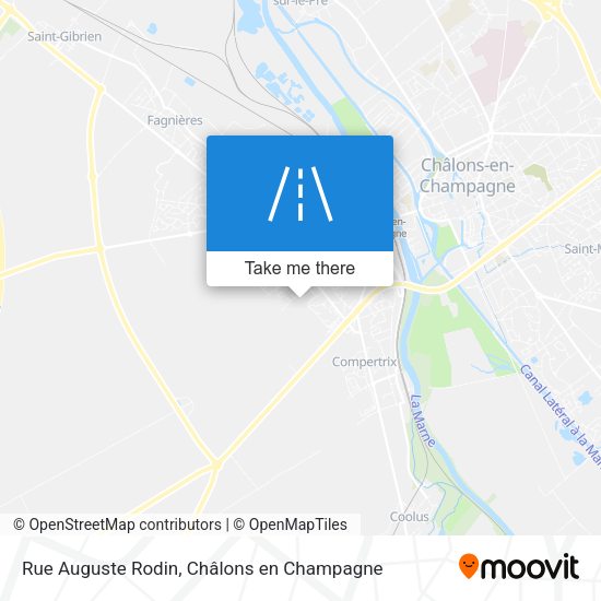 Rue Auguste Rodin map
