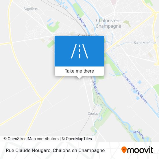 Rue Claude Nougaro map