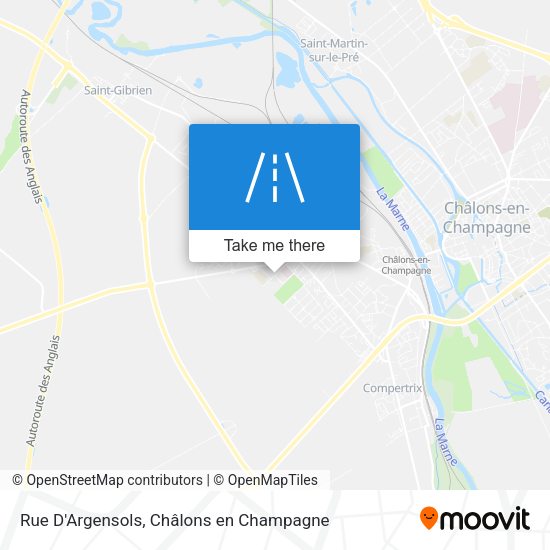 Rue D'Argensols map