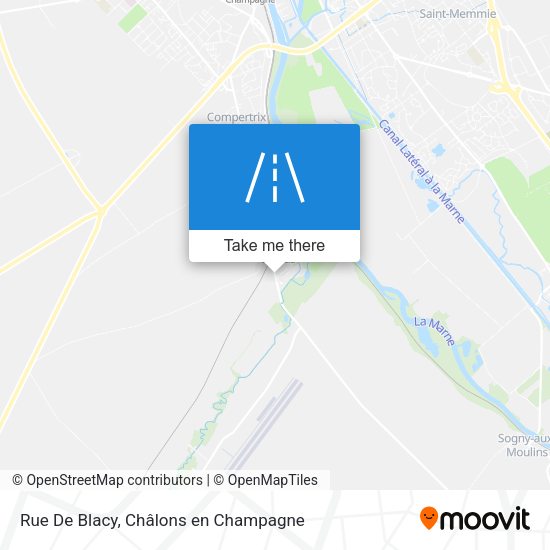 Rue De Blacy map