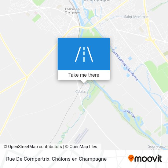 Rue De Compertrix map