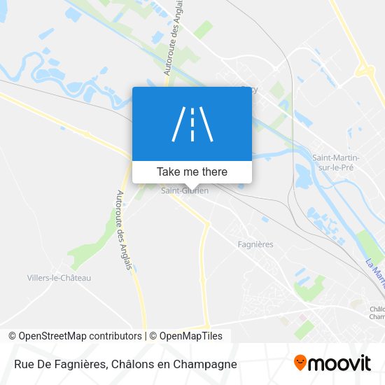 Rue De Fagnières map