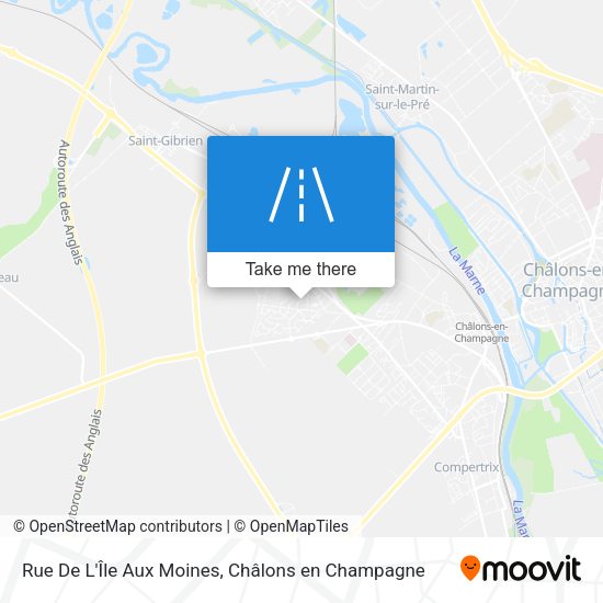 Rue De L'Île Aux Moines map