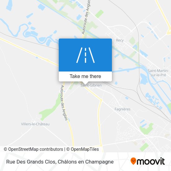 Rue Des Grands Clos map
