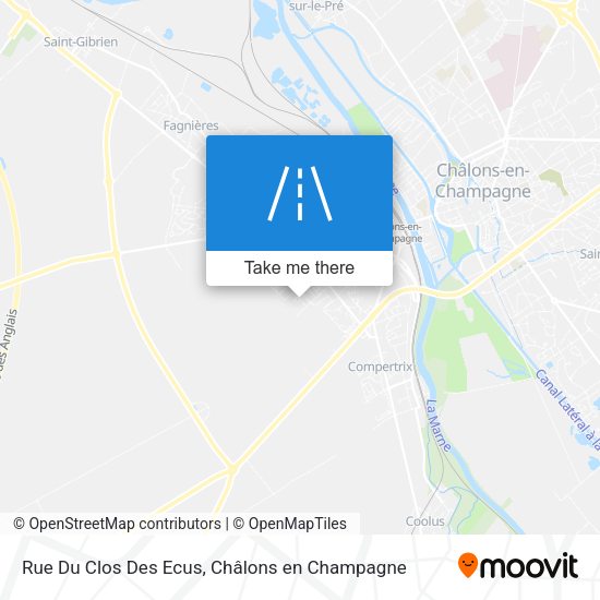 Rue Du Clos Des Ecus map