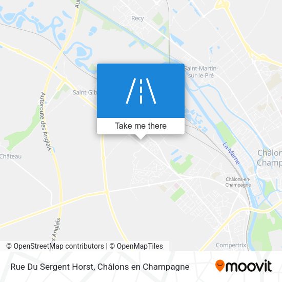 Rue Du Sergent Horst map
