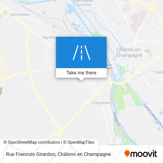 Rue Francois Girardon map