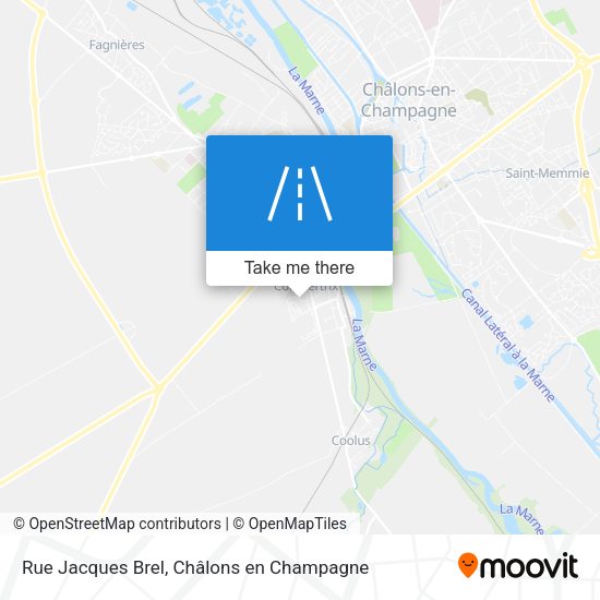 Rue Jacques Brel map