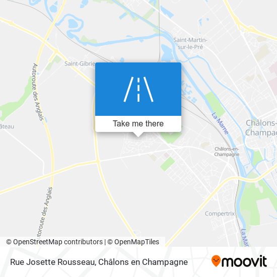 Mapa Rue Josette Rousseau